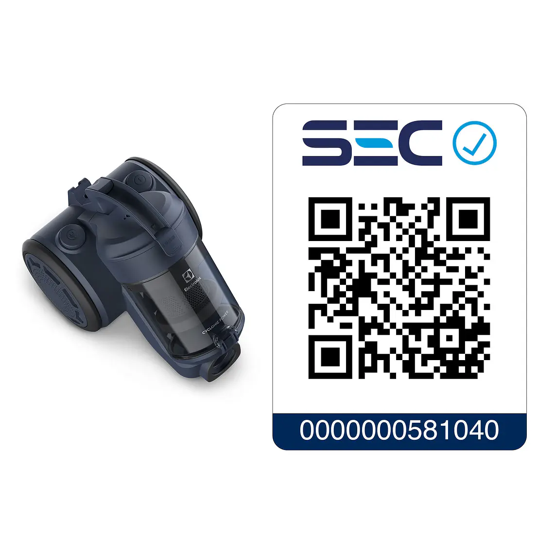 Aspiradora Sin Bolsa Electrolux 1300W Ciclónica y Filtro HEPA Efficient Azul ABS05 9