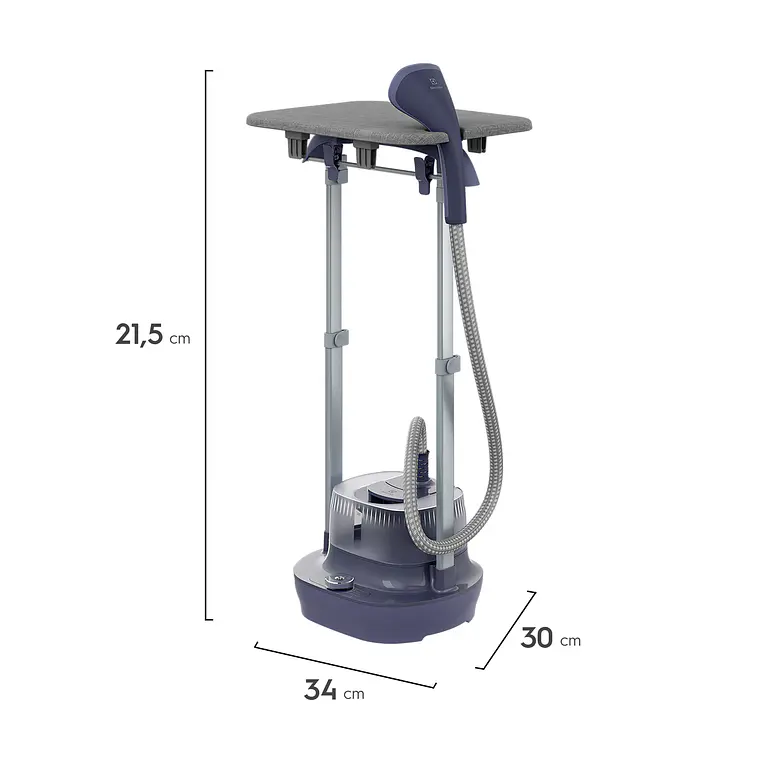 Plancha a Vapor Vertical Electrolux 2,5L 1800W con Tabla de Planchar EGS20 Azul 2