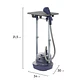 Plancha a Vapor Vertical Electrolux 2,5L 1800W con Tabla de Planchar EGS20 Azul - Miniatura 2