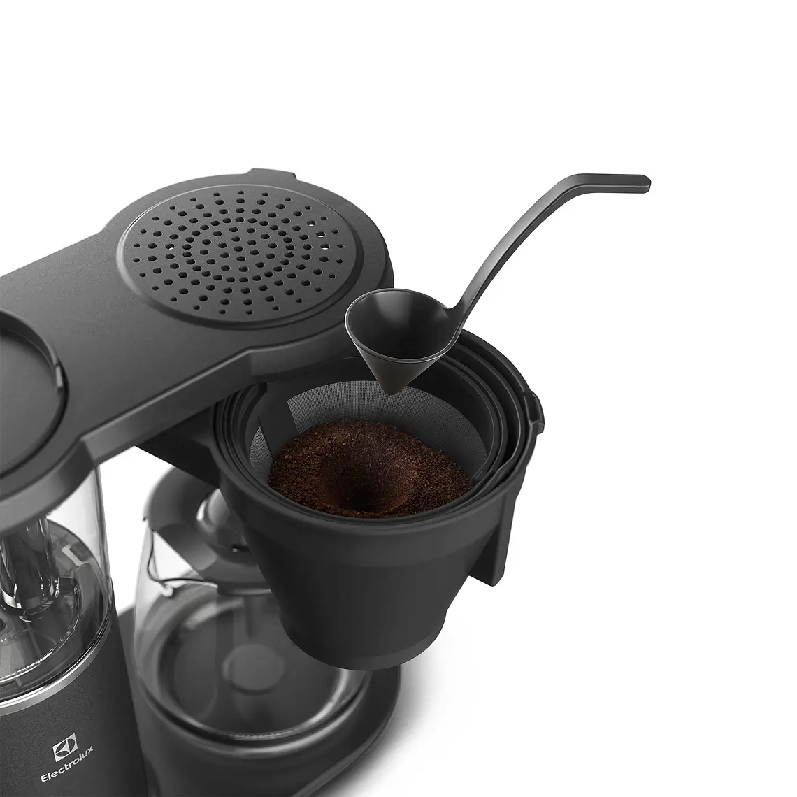 Cafetera Programable Electrolux 1,25L Jarra Vidrio 1600W CMP70 Gris 3