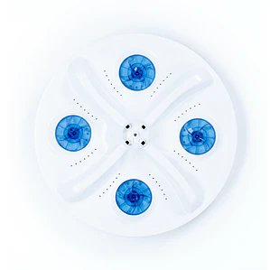 Rodete Lavadora Automática Blanco Mini Rodete Azul
