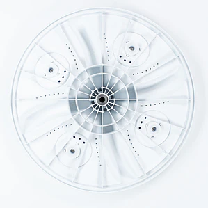 Rodete Lavadora Automática Blanco Mini Rodete Azul