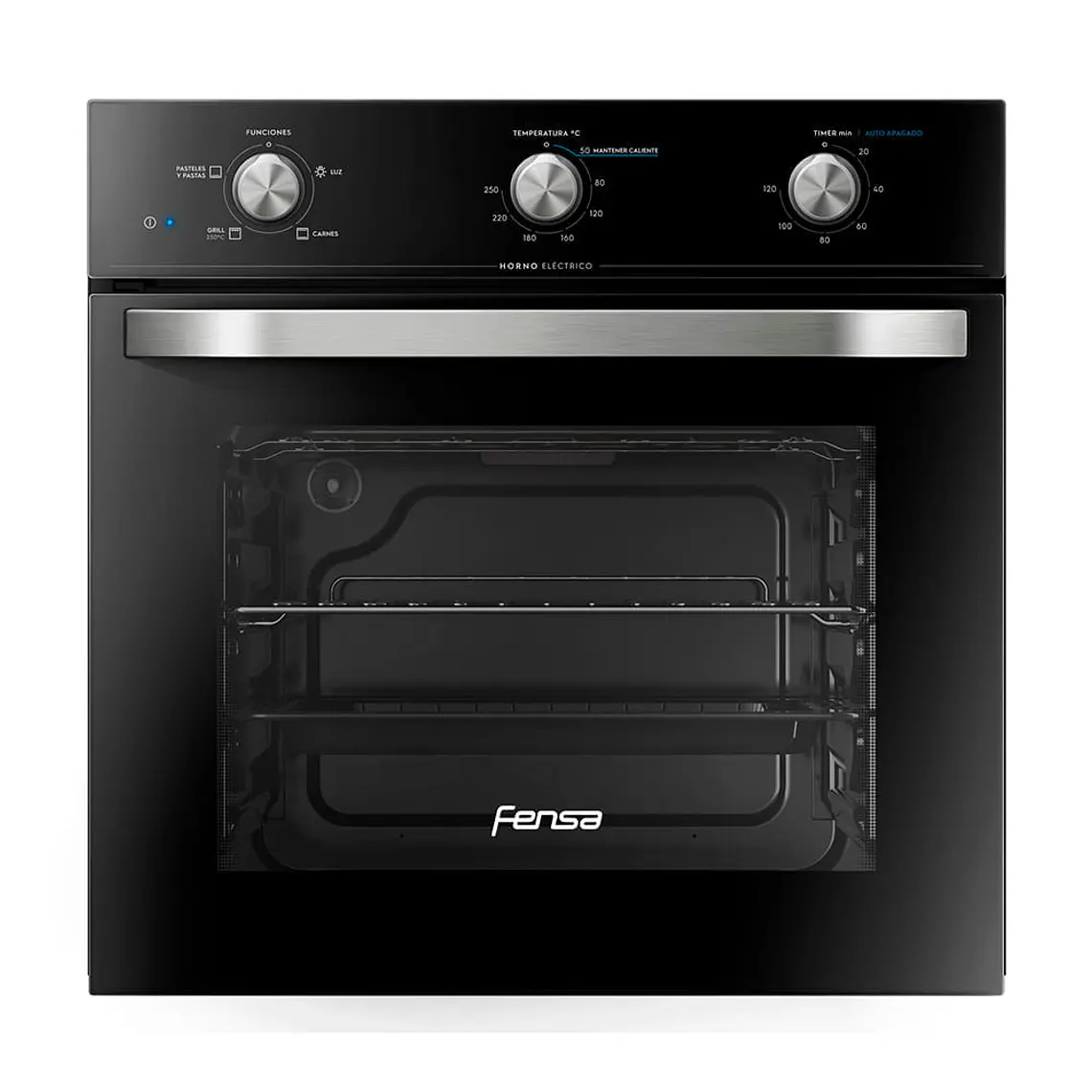 Horno Empotrable Eléctrico Fensa 59L Timer y Función Mantener Caliente FHE 1130M Negro 1