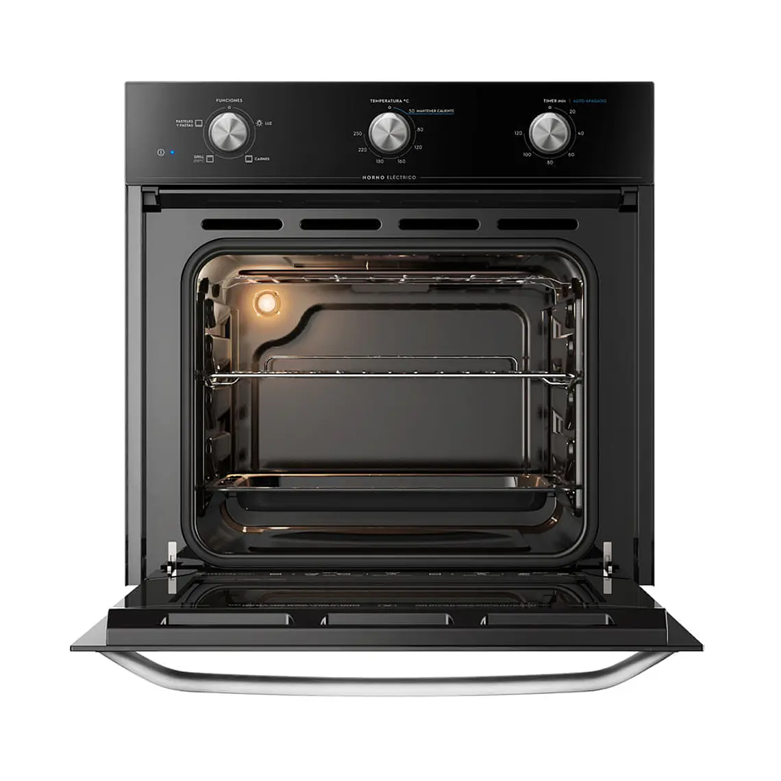 Horno Empotrable Eléctrico Fensa 59L Timer y Función Mantener Caliente FHE 1130M Negro 4