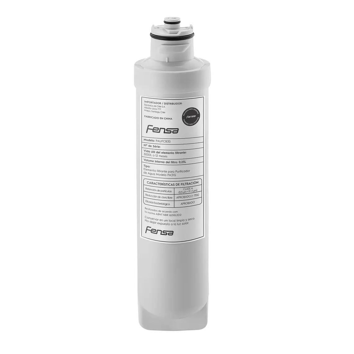 Filtro de Agua Purificador Agua Fensa PA31G/PAUFCB30 1