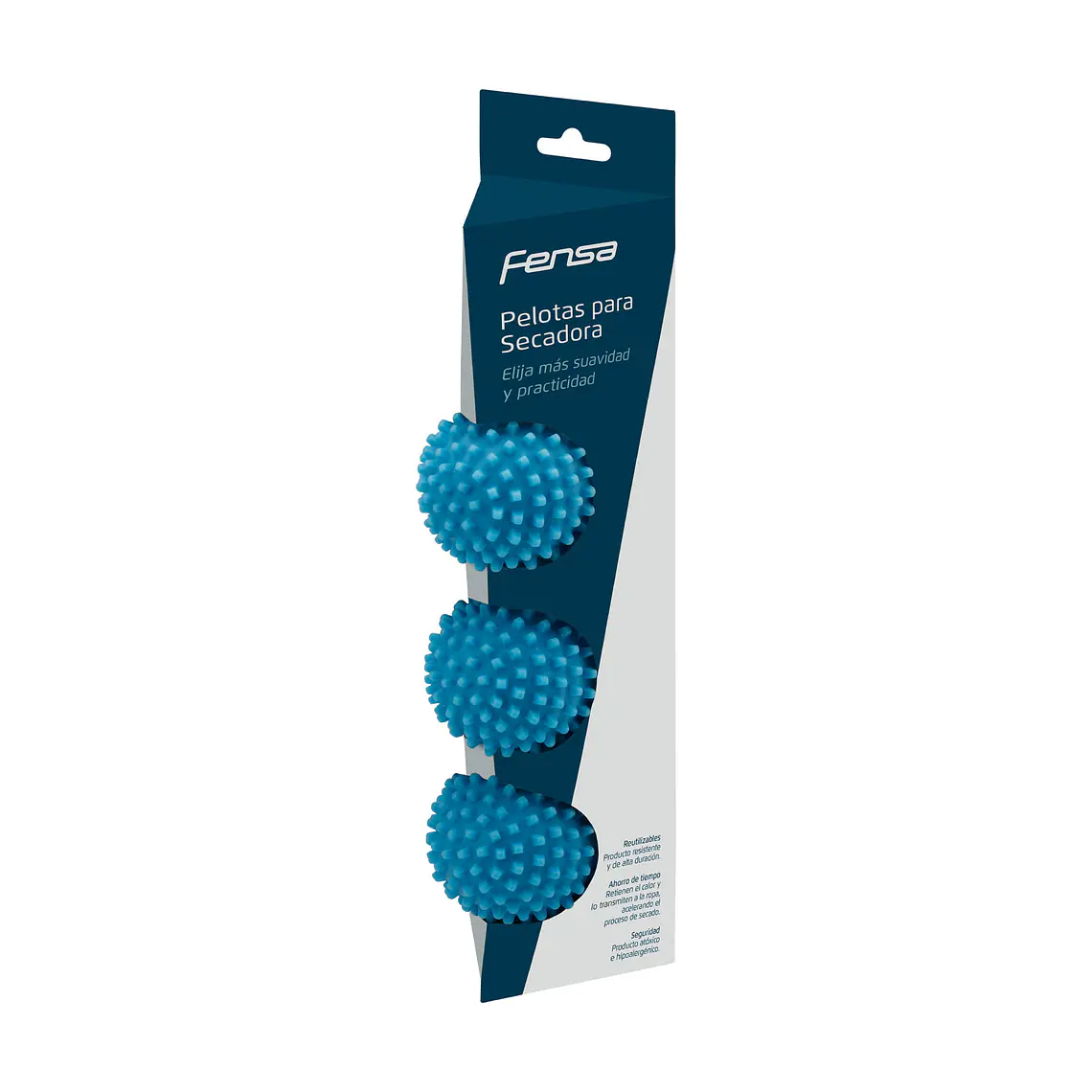 Pack Pelotas Secadora Reutilizable Preservación Tejidos Fensa 3 un 1