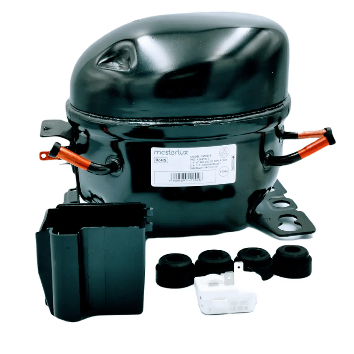 Motor Compresor Refrigerador 1/5 Hp 220V R134 1