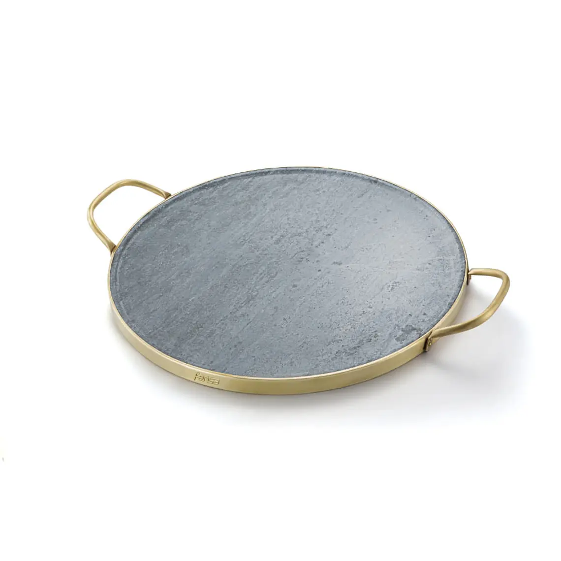 Piedra para Pizza Fensa Piedra con Asas de Cobre 1