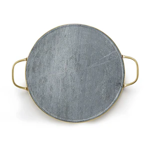 Piedra para Pizza Fensa Piedra con Asas de Cobre