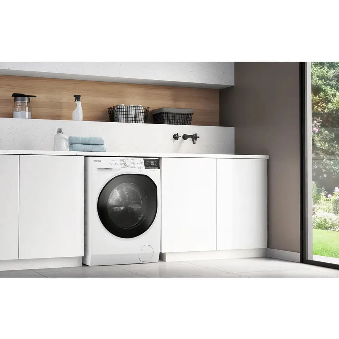 LAVADORA SECADORA FENSA 11KG CARGA FRONTAL LAVADO INTELIGENTE Y ULTRAMIX 11WD BLANCA 3