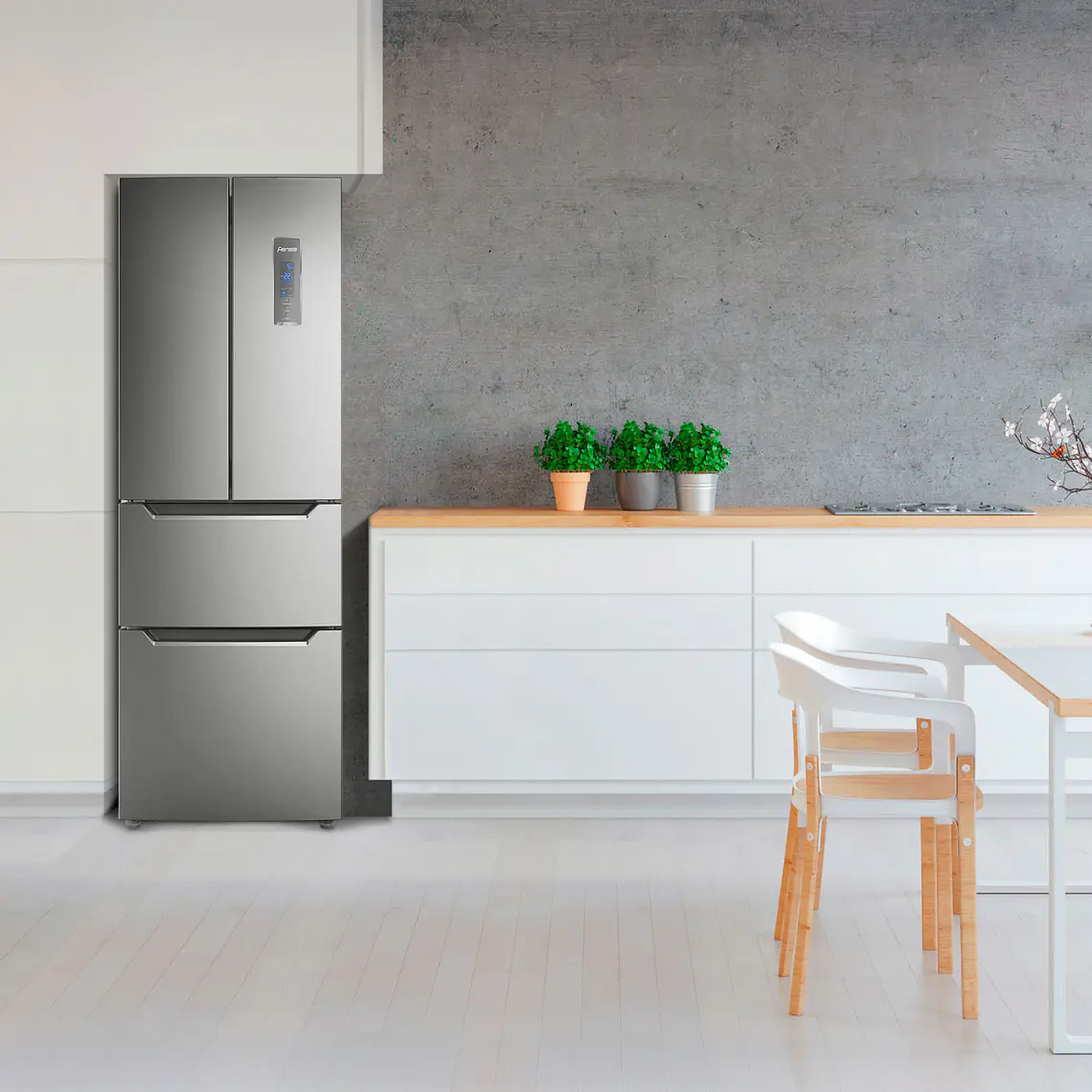 Refrigerador Fensa DM64S 298L No Frost Multidoor Inverter Superfresh Multiflow Ice Twister 2