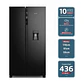 REFRIGERADOR FENSA 436L NO FROST SIDE BY SIDE INVERTER DISPENSADOR DE AGUA SFX440B NEGRO - Miniatura 2