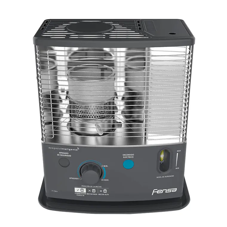ESTUFA PARAFINA MECHA FENSA 4,2 LITROS 2,7KW CON ENCENDIDO ELÉCTRICO F 720+ 1