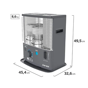 ESTUFA PARAFINA MECHA FENSA 4,2 LITROS 2,7KW CON ENCENDIDO ELÉCTRICO F 720+