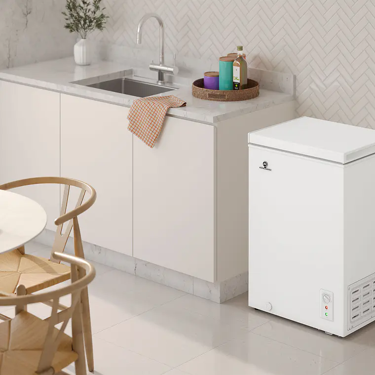 Congelador Dual Horizontal 96L Blanco 9