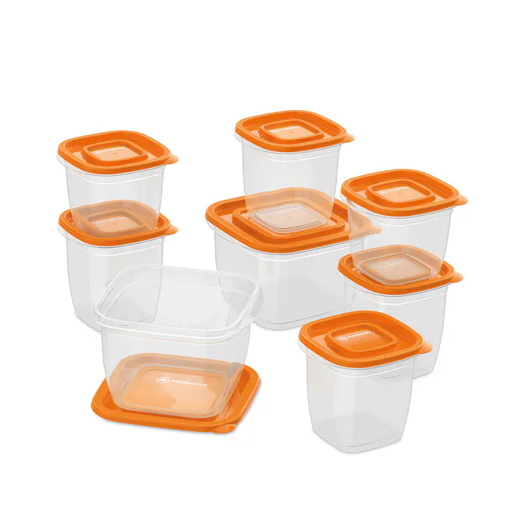Set Contenedores de Plástico Mademsa 8 Unidades 1
