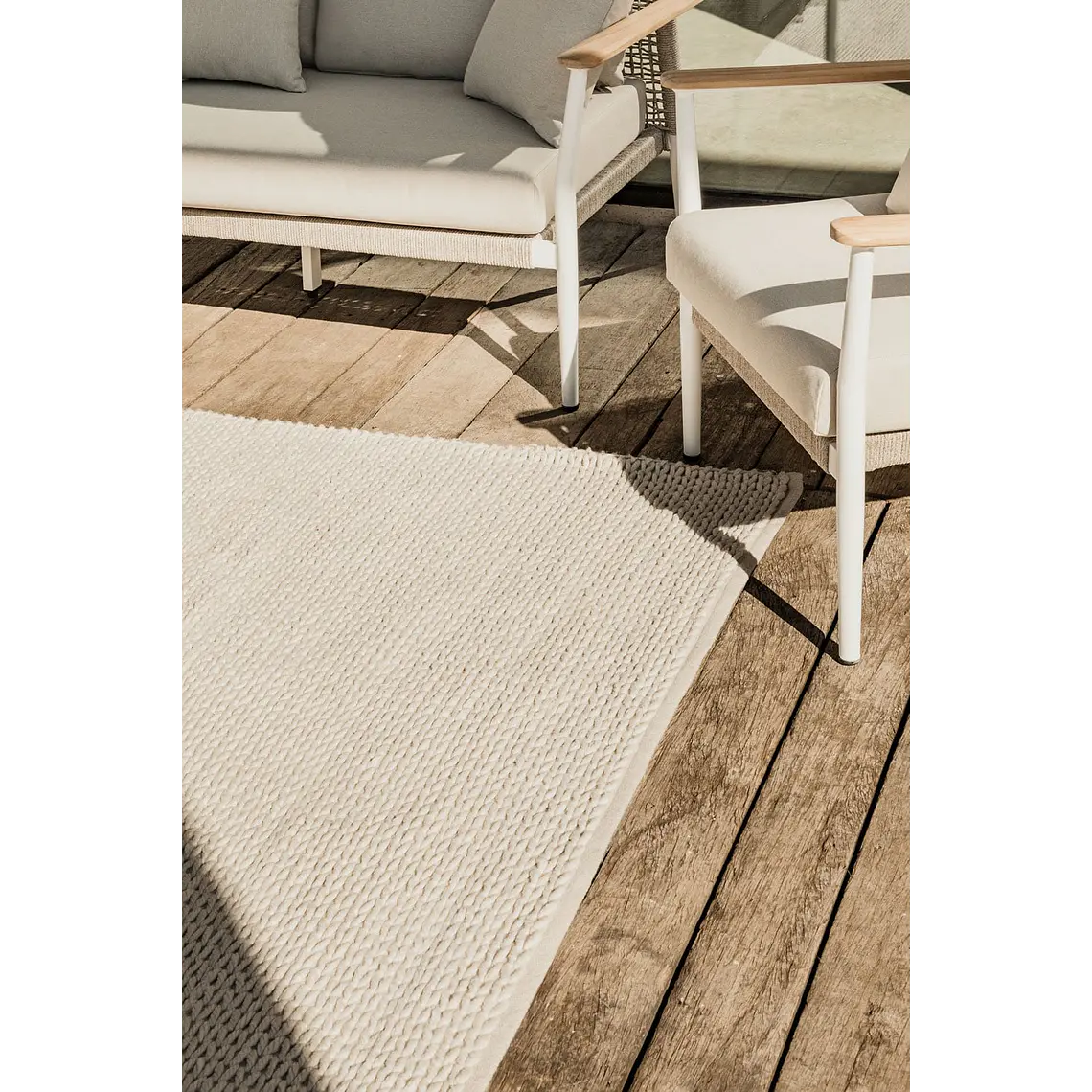 Alfombra de exterior rectangular 160x230 cm en polietileno Dunia 1