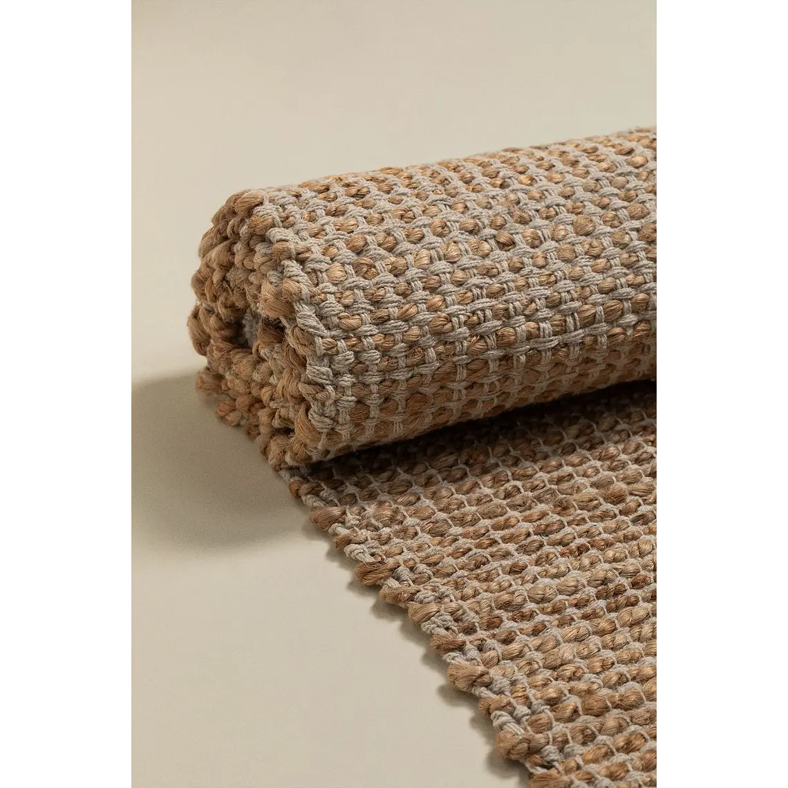 Alfombra rectangular 120x180 cm en yute natural Nerina 2