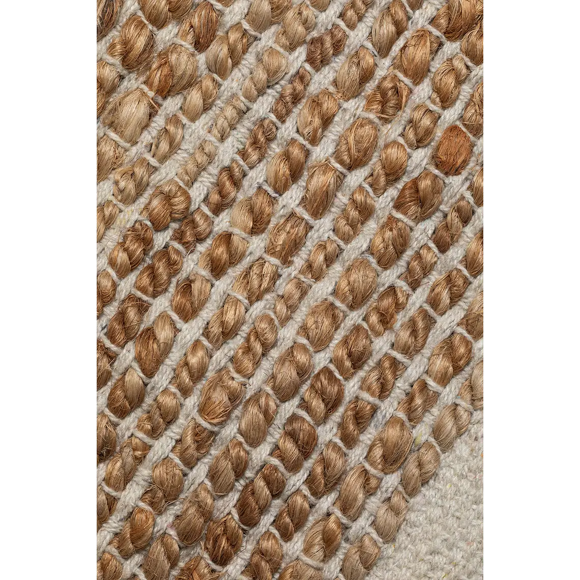 Alfombra rectangular 120x180 cm en yute natural Nerina 3