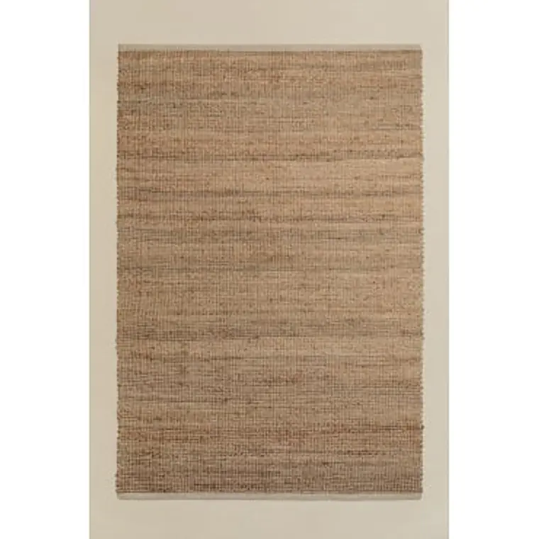 Alfombra rectangular 120x180 cm en yute natural Nerina 4
