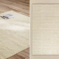 Alfombra rectangular 160x230 cm en poliéster y yute Lumea - Miniatura 1