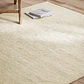 Alfombra rectangular 160x230 cm en poliéster y yute Lumea - Miniatura 2