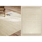Alfombra rectangular 160x230 cm en poliéster y yute Lumea - Miniatura 6