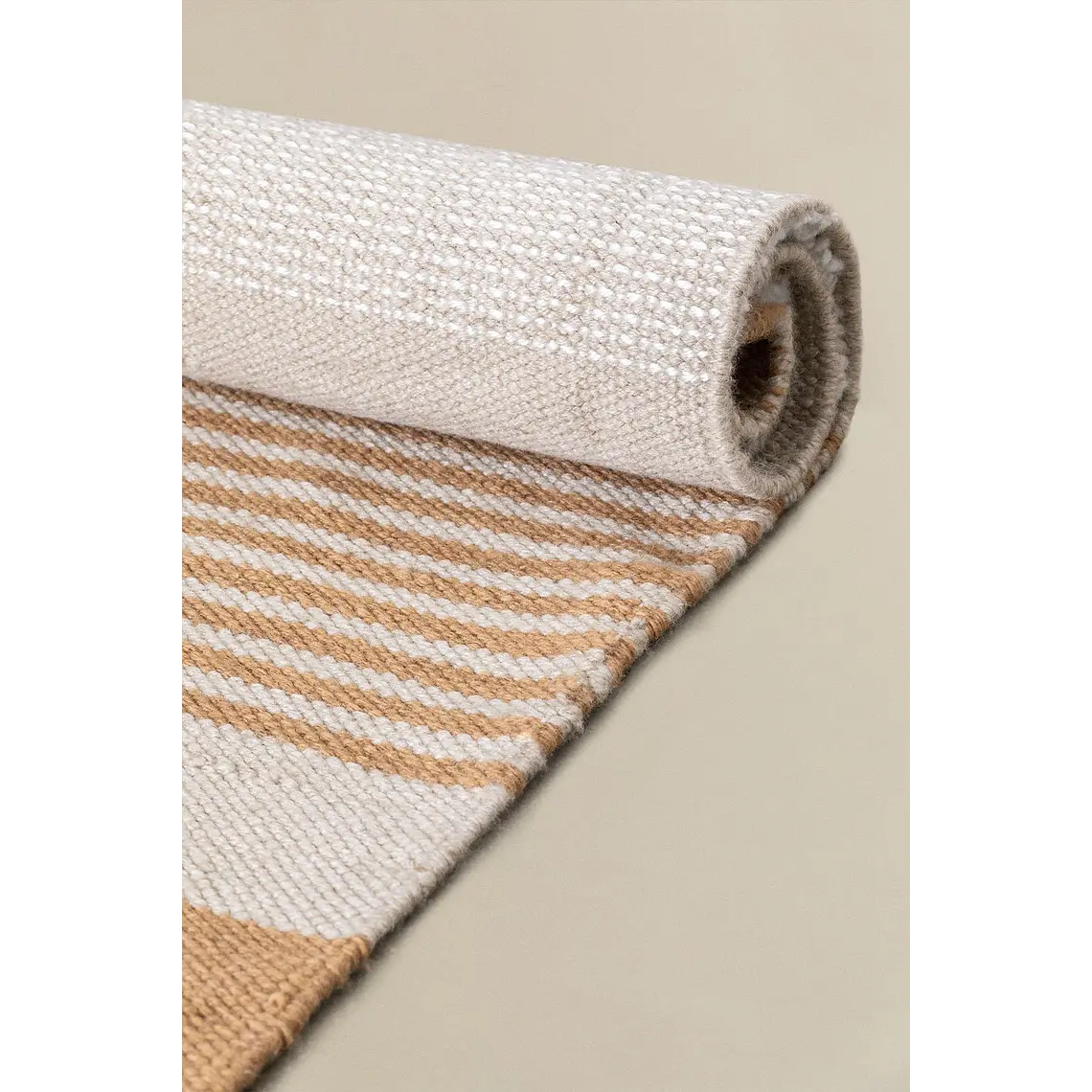 Alfombra rectangular 160x230 cm en polietileno colores naturales Rhea 3
