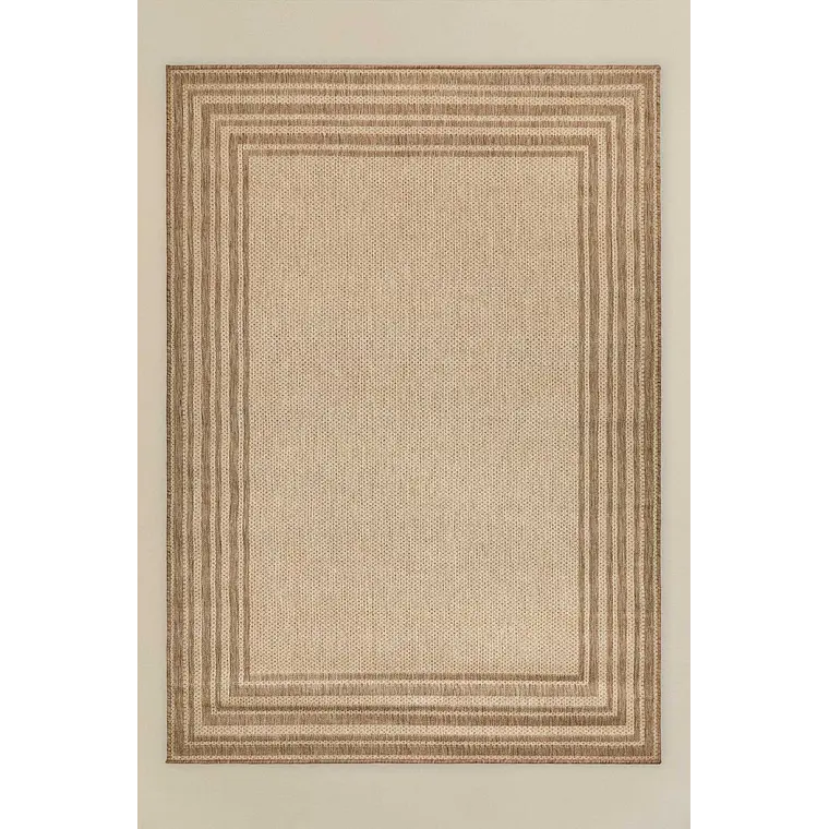 Alfombra rectangular 160x230 cm en polipropileno colores naturales Valia 1