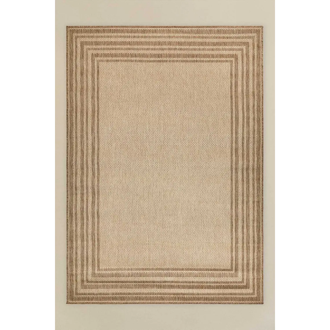 Alfombra rectangular 160x230 cm en polipropileno colores naturales Valia 2