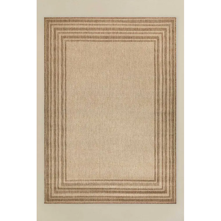 Alfombra rectangular 160x230 cm en polipropileno colores naturales Valia 2