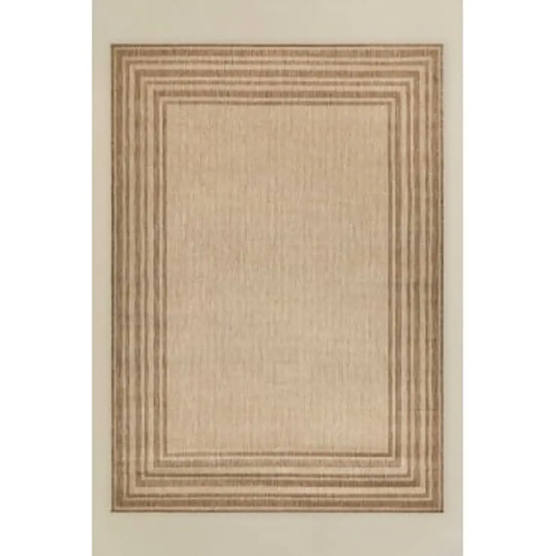 Alfombra rectangular 160x230 cm en polipropileno colores naturales Valia 5