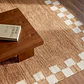 Alfombra rectangular 160x230 cm en yute y algodón Altea - Miniatura 2