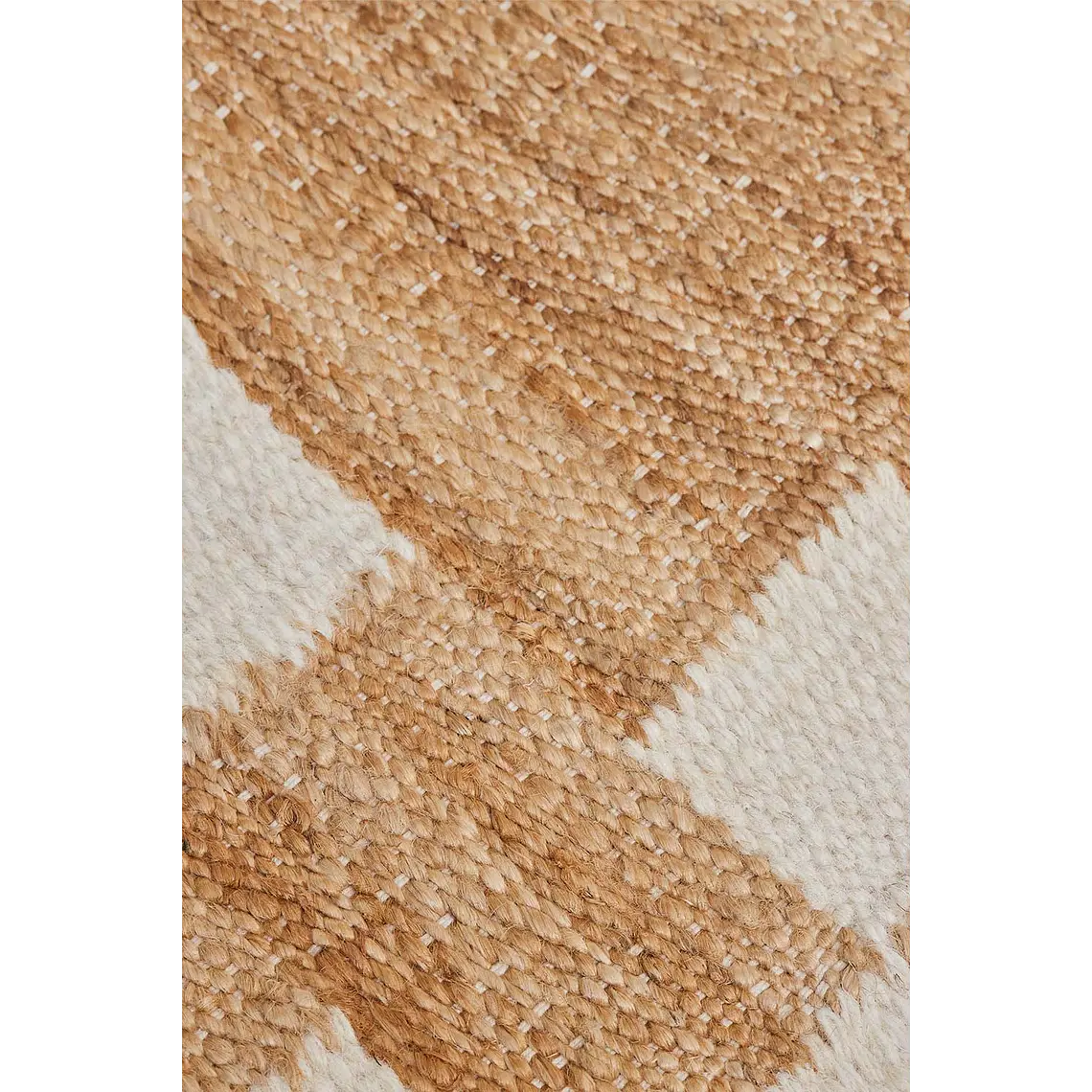 Alfombra rectangular 160x230 cm en yute y algodón Altea 6