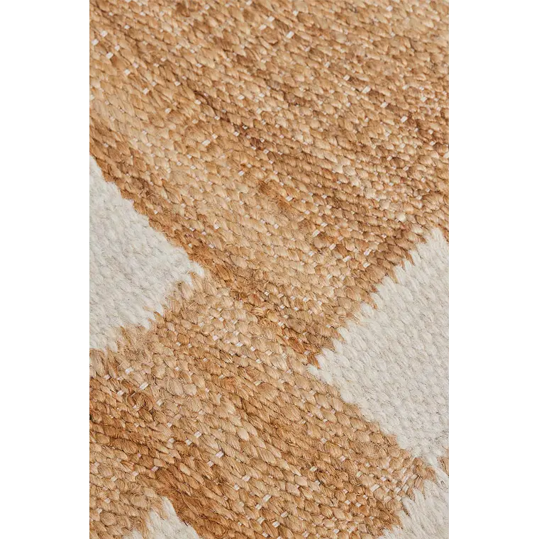 Alfombra rectangular 160x230 cm en yute y algodón Altea 6