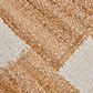 Alfombra rectangular 160x230 cm en yute y algodón Altea - Miniatura 6