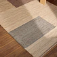Alfombra rectangular 160x230 cm en yute y algodón colores naturales Xara - Miniatura 2