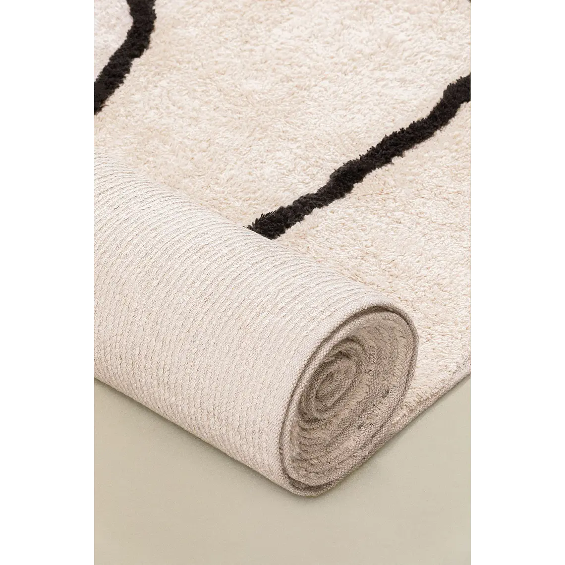 Alfombra rectangular 200x300 cm en algodón Eira 3