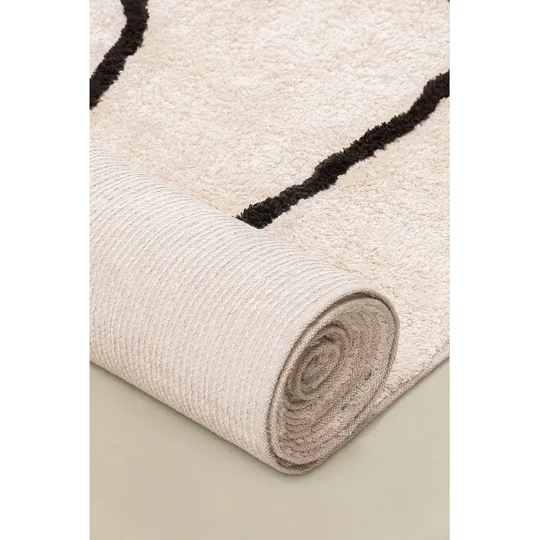 Alfombra rectangular 200x300 cm en algodón Eira 3
