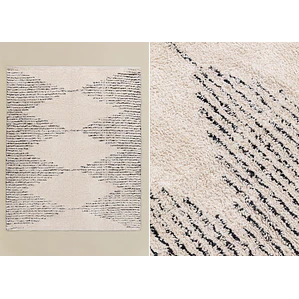 Alfombra rectangular 200x300 cm en algodón Falena