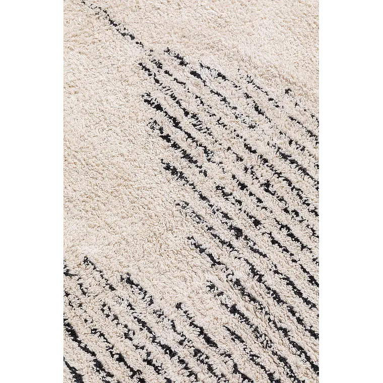 Alfombra rectangular 200x300 cm en algodón Falena 5