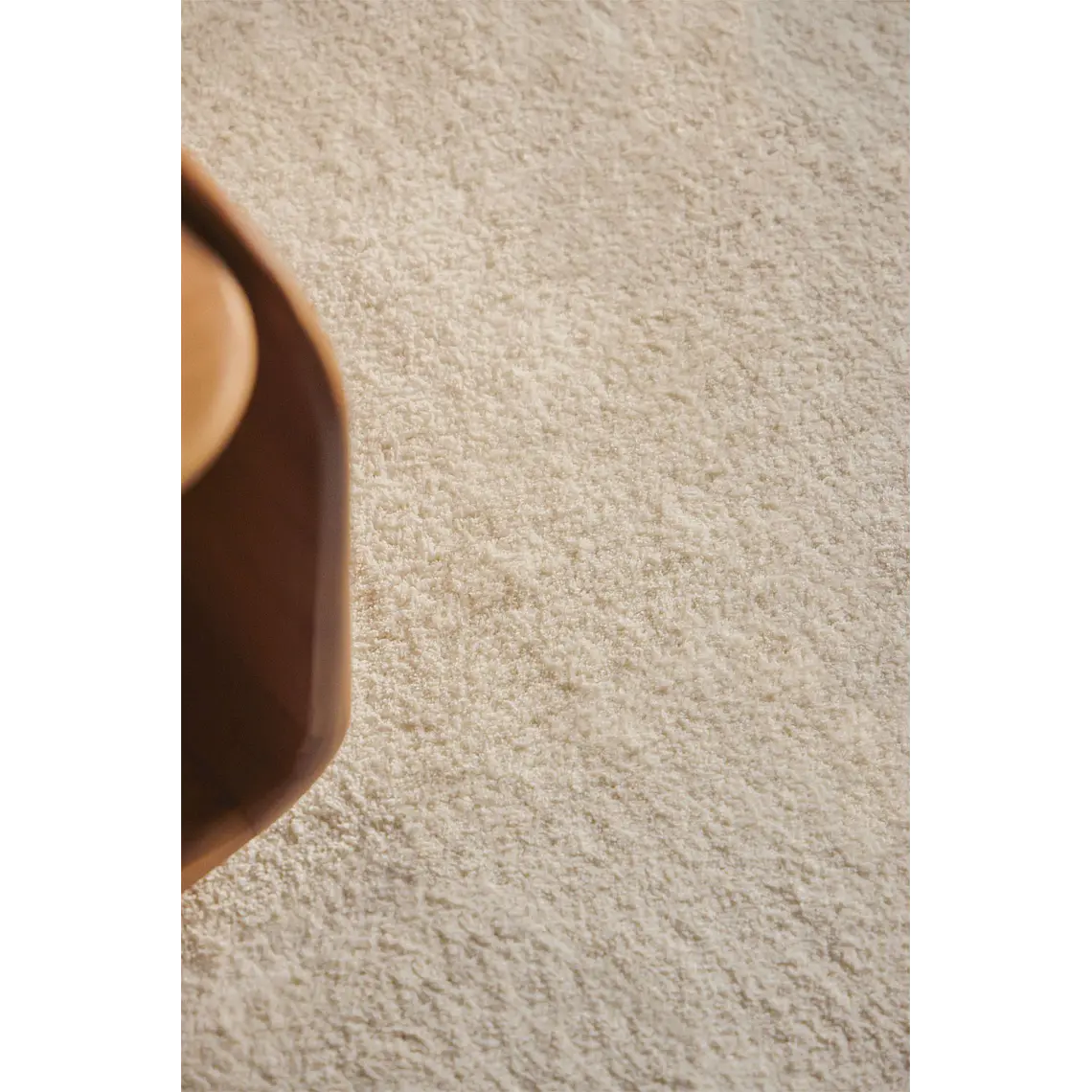 Alfombra rectangular 200x300 cm en beige crema Brisa 3