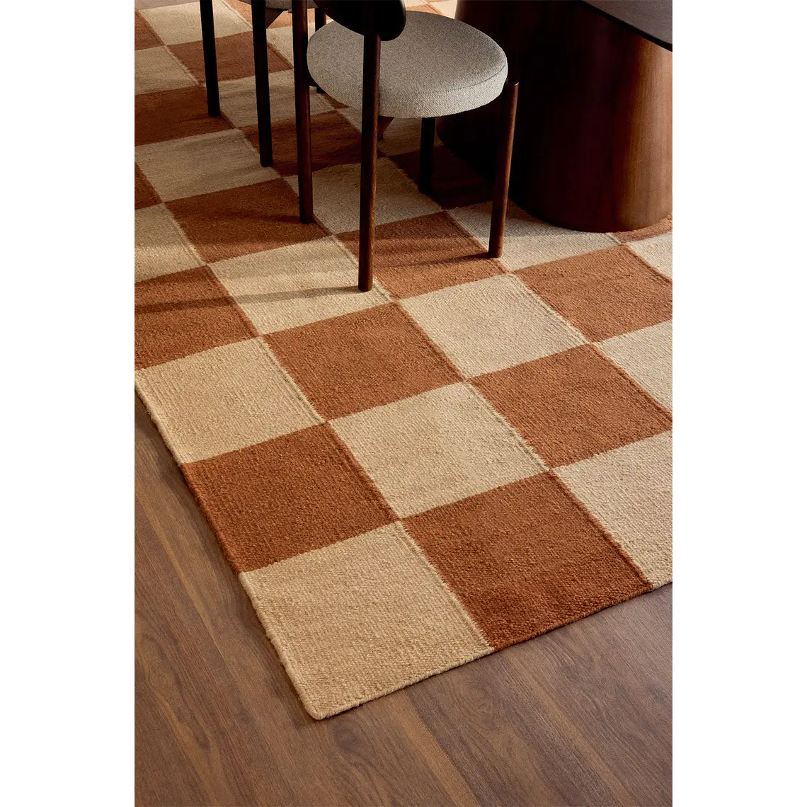 Alfombra rectangular 200x300 cm en lana y algodón Zenda 2