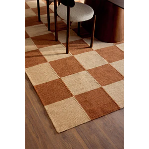 Alfombra rectangular 200x300 cm en lana y algodón Zenda