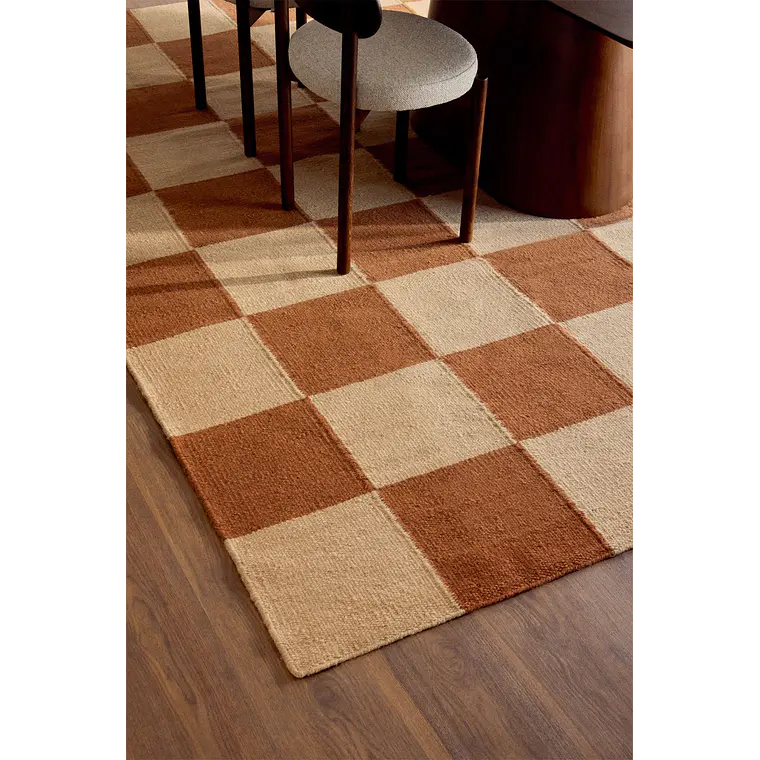 Alfombra rectangular 200x300 cm en lana y algodón Zenda 2