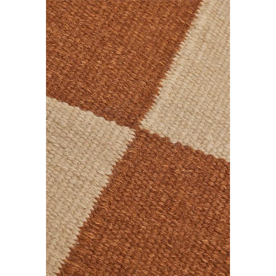 Alfombra rectangular 200x300 cm en lana y algodón Zenda 5