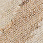 Alfombra rectangular 200x300 cm en yute y algodón colores naturales Yara - Miniatura 4