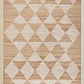 Alfombra rectangular 200x300 cm en yute y algodón Cora - Miniatura 1