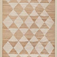 Alfombra rectangular 200x300 cm en yute y algodón Cora - Miniatura 2