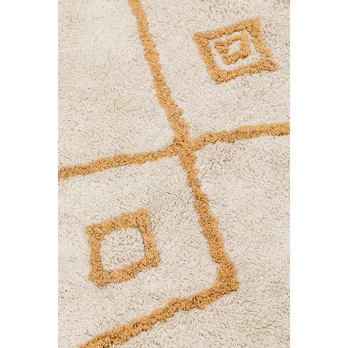 Alfombra rectangular 205x310 cm en algodón Gaia 3